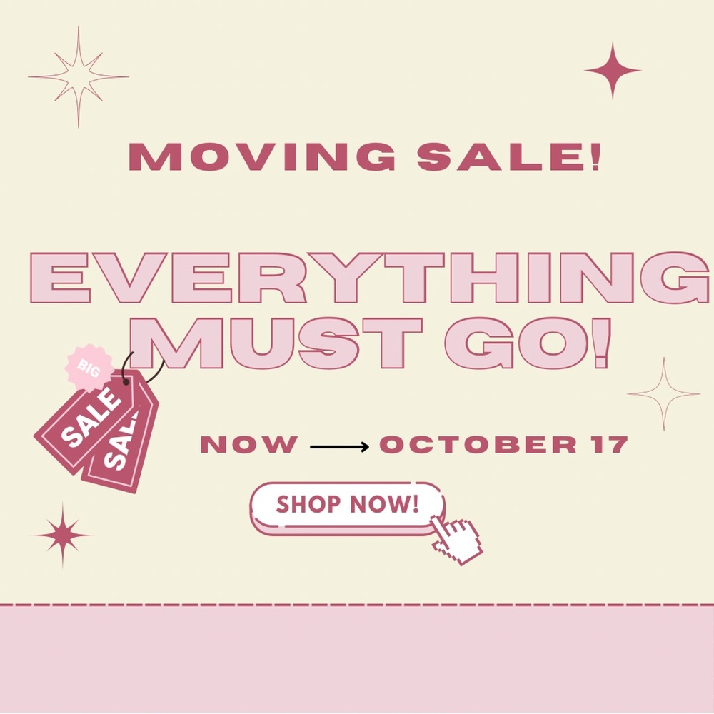MOVING SALE!!!